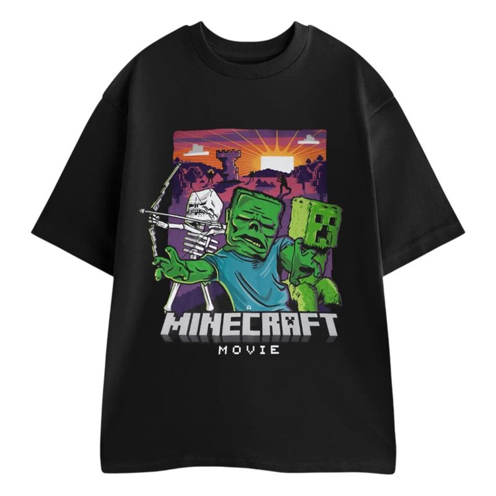 Minecraft Mens Zombie Short-Sleeved T-Shirt / Black